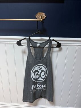 Women’s Gray Racerback Tank Top